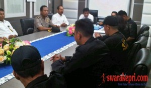 Perwakilan Satpol PP Bertemu Wali Kota Batam