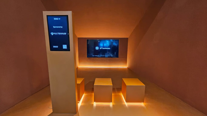 Booth Inovatif MLV Teknologi X HDII di Pameran Megabuild 2025
