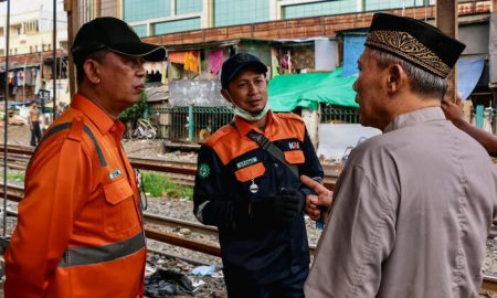 Sosialisasi Bahaya Aktivitas di Jalur Kereta Api