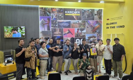 90 Tahun Karcher bersama teman Media di Jakarta Fair