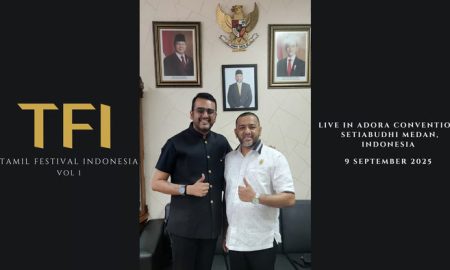 Rommy Van Boy Menjadi (Anggota DPRD Kota Medan) sebagai Penasehat Tamil Festival Indonesia 2025