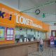 Loket penjualan tiket di stasiun