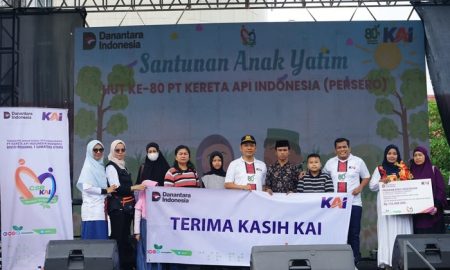 Dokumentasi Bersama PT KAI Divre I Sumut (Sumber : VRITIMES.com)