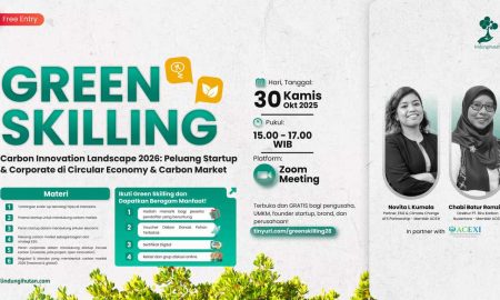 Green Skilling #28 Bahas Peluang Startup dan Korporasi di Circular Economy dan Pasar Karbon 2026 (Sumber: VRITIMES.com)