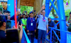 Diresmikan Anies Baswedan, Jembatan Titian Persatuan Dibangun Warga dan Aksi Bersama. (Sumber: VRITIMES.com)