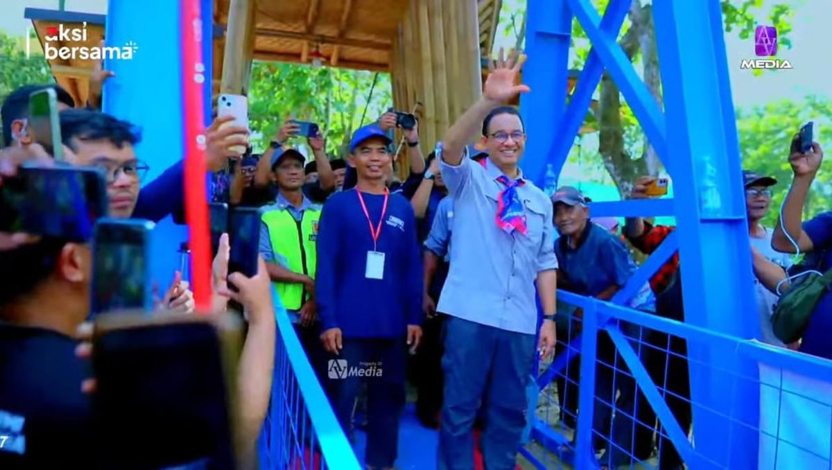 Diresmikan Anies Baswedan, Jembatan Titian Persatuan Dibangun Warga dan Aksi Bersama. (Sumber: VRITIMES.com)