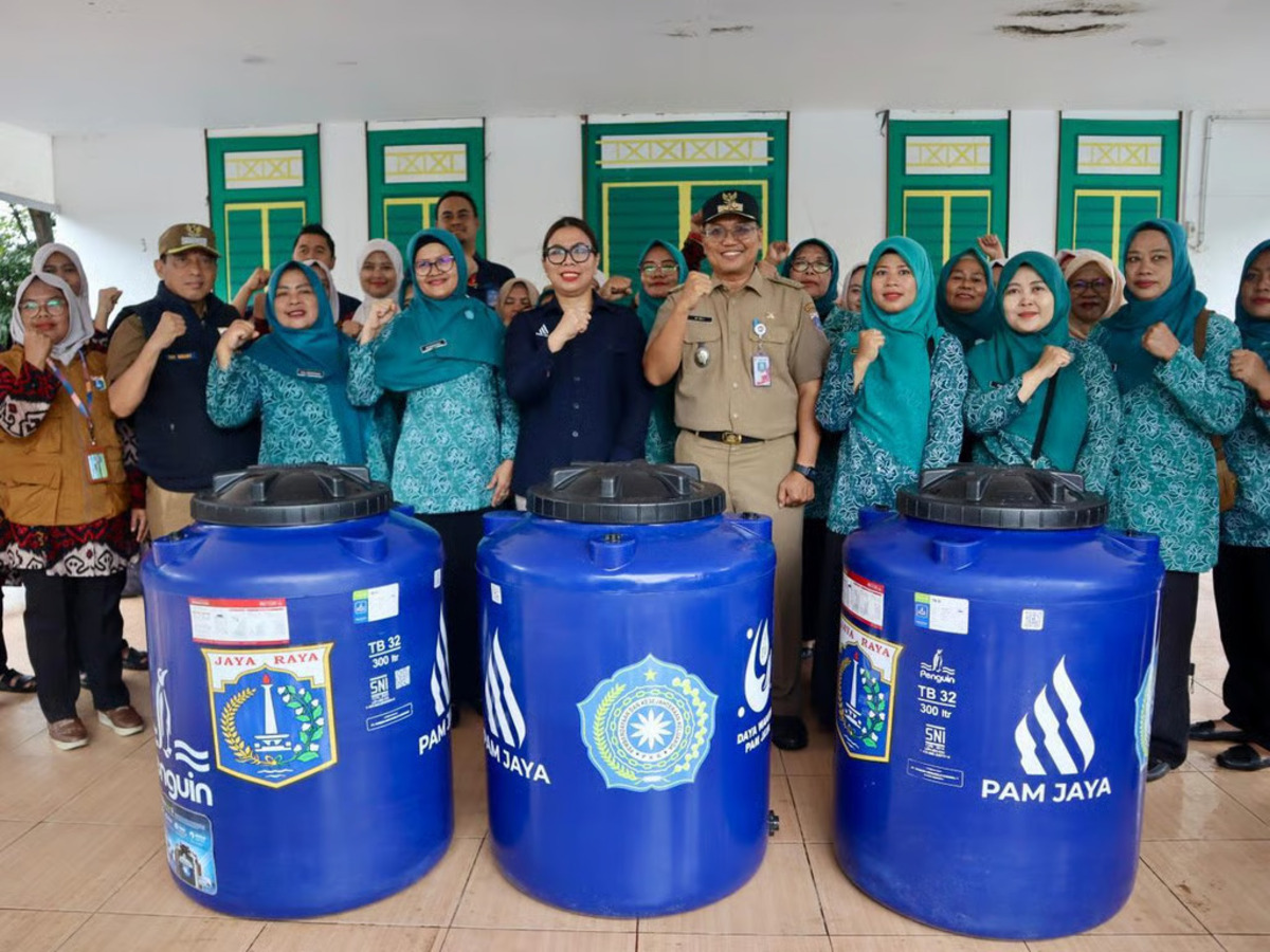 Air Lebih Pasti, Warga Lebih Tenang Gerakan 2.000 Toren untuk Jakarta. (Sumber: VRITIMES.com)