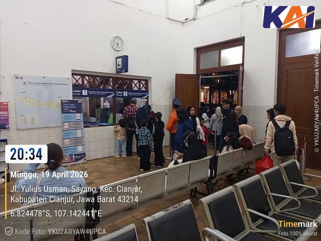 Jalur KA Cibeber–Lampegan Tidak Dapat Dilalui Akibat adanya Gogosan, Demi Keselamatan, Perjalanan KA Siliwangi dibatalkan. (Sumber : VRITIMES.com)