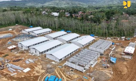 Kementerian PU Bangun 245 Unit Huntara di Kecamatan Batangtoru dengan Fasilitas Lengkap Layak Huni. Sumber : VRITIMES.COM