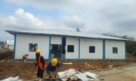 PT Krakatau Baja Konstruksi Rampungkan Mushola Modular dan Gedung Serba Guna Modular di Tapanuli Selatan. SUmber : vritimes.com