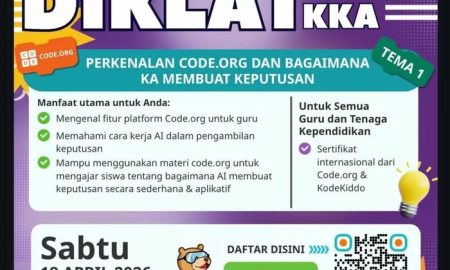 Pelatihan pemanfaatan code.org bagi guru dan siswa di Indonesia