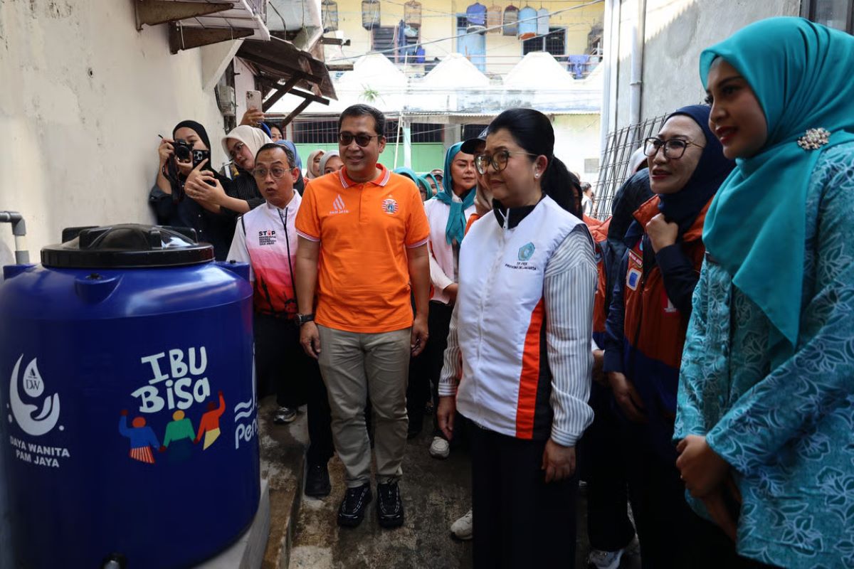 Setelah Wilayah Jakarta Barat, PAM JAYA dan TP PKK DKI Jakarta Bagi Toren Air Gratis kepada Masyarakat Jakarta Utara. (Sumber : VRITIMES.com)