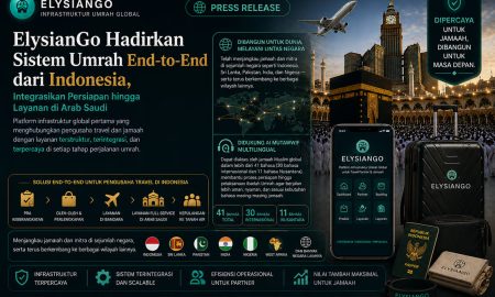 ElysianGo Hadirkan Sistem Umrah End-to-End dari Indonesia, Integrasikan Persiapan hingga Layanan di Arab Saudi. (Sumber : VRITIMES.com)