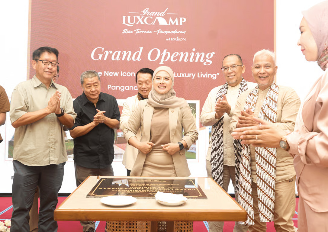 GRAND OPENING GRAND LUXCAMP RICE TERRACE PANGANDARAN BY HORISON HADIRKAN PENGALAMAN MENGINAP EKSKLUSIF DI TENGAH HAMPARAN SAWAH. (Sumber ; VRITIMES.com)