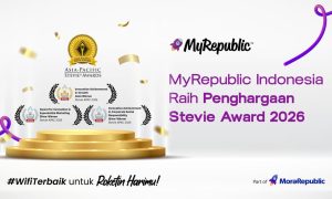 MyRepublic Indonesia Raih Tiga Penghargaan di Stevie Awards Asia-Pacific 2026, Perkuat Komitmen Inovasi dan Kualitas Layanan. sumber : vritimes.com