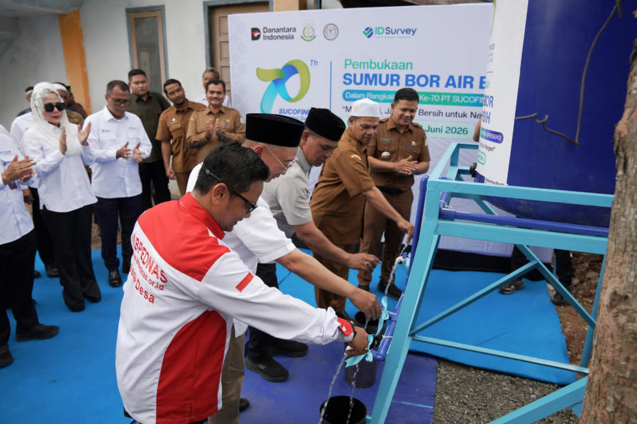 ABPEDNAS dan SUCOFINDO Hadirkan Akses Air Bersih bagi Masyarakat Desa di Aceh Besar. sumber : vritimes.com