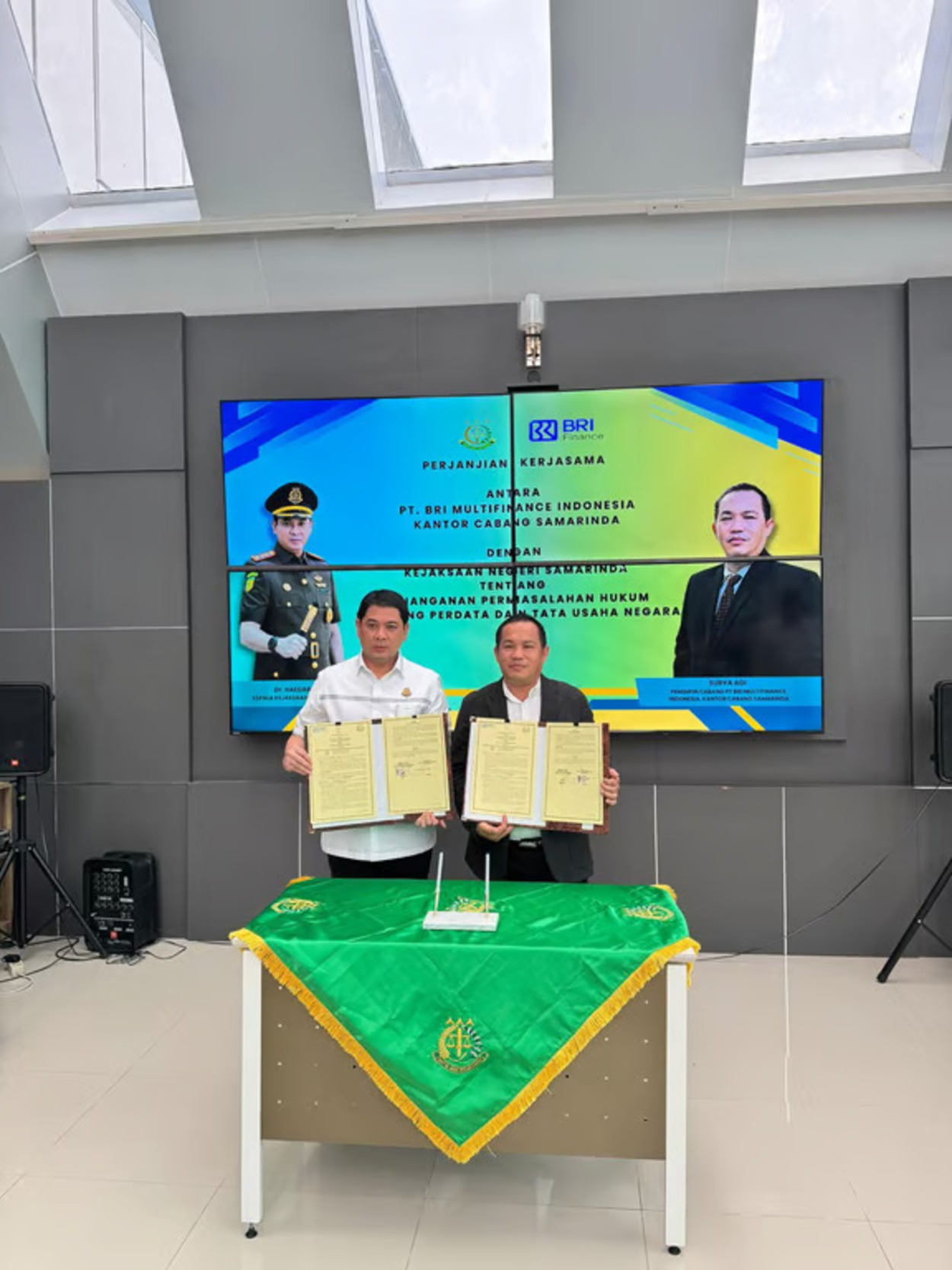 Dukung Penguatan Governance, BRI Finance Resmikan Kerja Sama dengan Kejari Samarinda. sumber : vritimes.com