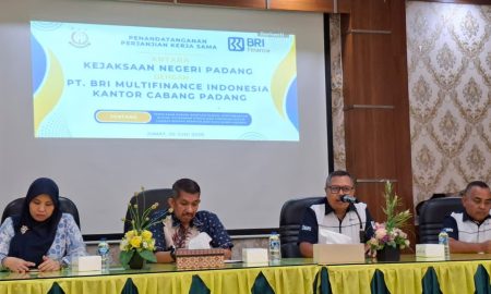 Dukung Tata Kelola Bisnis yang Sehat, BRI Finance Jalin Kerja Sama Strategis dengan Kejaksaan Negeri Padang. sumber : vritimes.com