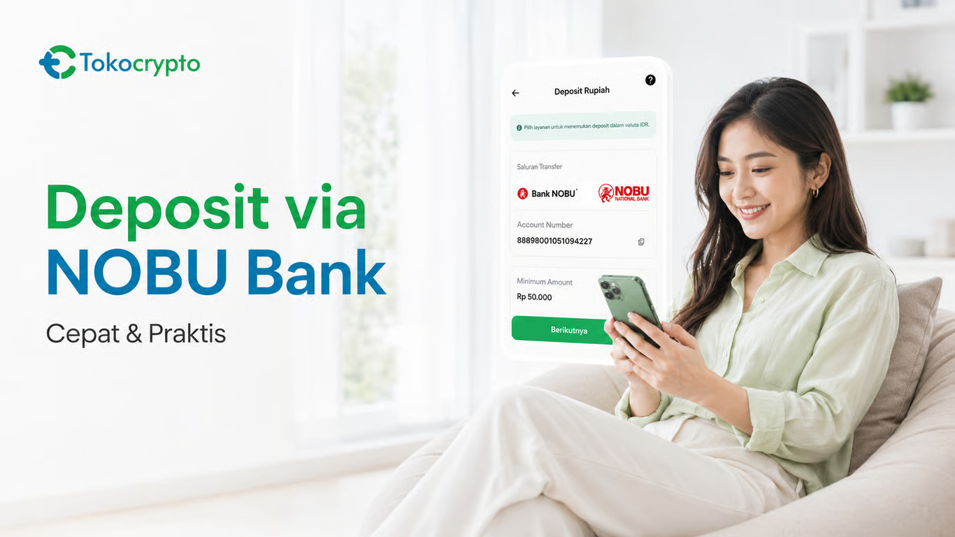Pasar Kripto Melemah, Tokocrypto Perkuat Akses Deposit Lewat Nobu Bank. (Sumber : VRITIMES.com)