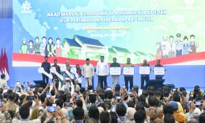 BP Tapera Kembali Toreh Sejarah, Akad Massal 62.710 KPR Sejahtera FLPP Bersama Presiden RI di Kabupaten Batang. sumber : vritimes.com