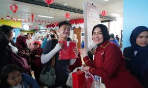 HUT ke-81 RI Makin Semarak, LRT Jabodebek Meriahkan bersama Pengguna. SUMBER : VRITIMES.COM