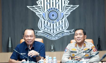 Korlantas Polri dan Jasa Marga Perkuat Kolaborasi, Bahas Digitalisasi, Nataru hingga Penertiban ODOL. sumber : vritimes.com