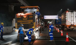 Pekerjaan Preservasi Jalan Tol Terus Dilakukan, Jasa Marga Berkomitmen Untuk Pastikan Keamanan dan Keselamatan Perjalanan. SUMBER : VRITIMES.COM