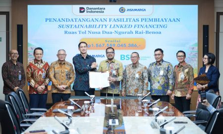 Perkuat Infrastruktur Hijau, PT Jasamarga Bali Tol dan BSI Tandatangani Kerjasama Pembiayaan Sustainability Linked Financing Senilai Rp1,56 Triliun. sumber: vritimes.com