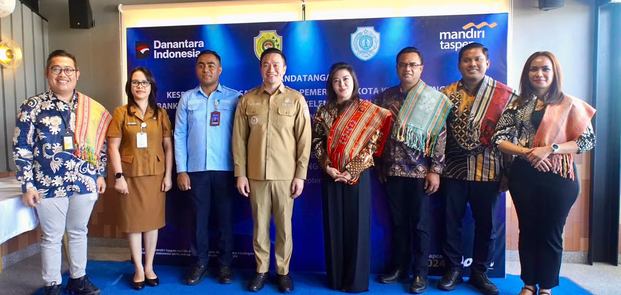 Bank Mandiri Taspen Dorong Digitalisasi Retribusi dan Transaksi Pedagang Pasar Kota Kupang. sumber : vritimes.com