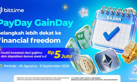 Bittime Dorong Kebiasaan Investasi di Hari Gajian Lewat PayDay GainDay. sumber : vritimes.com