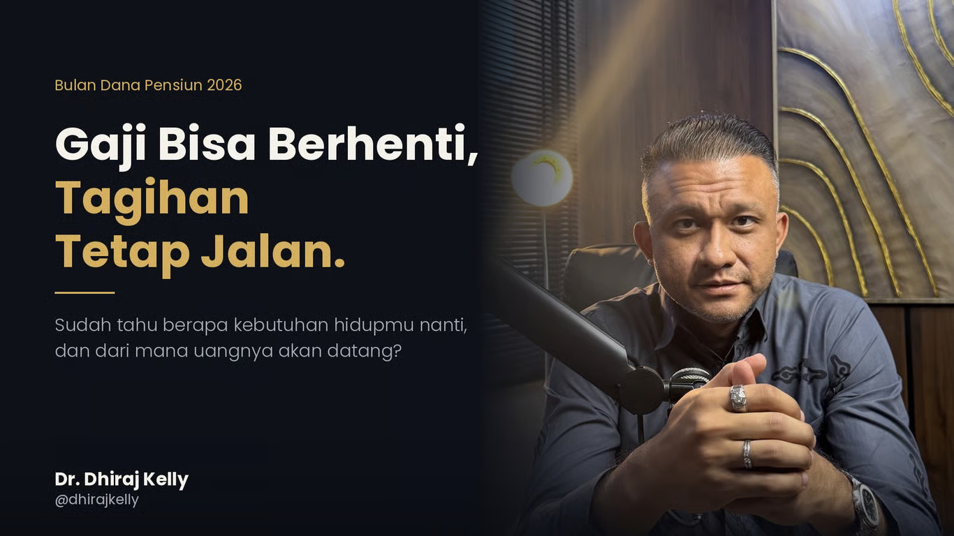 Gaji Berhenti Saat Pensiun, Dhiraj Kelly Ingatkan Biaya Hidup Tetap Berjalan. SUMBER : VRITIMES.COM