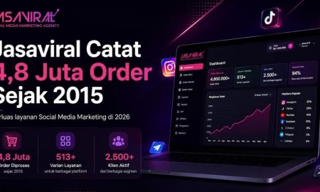 Jasaviral Catat 4,8 Juta Order Sejak 2015, Perluas Layanan Social Media Marketing di 2026. sumber : vritimes.com