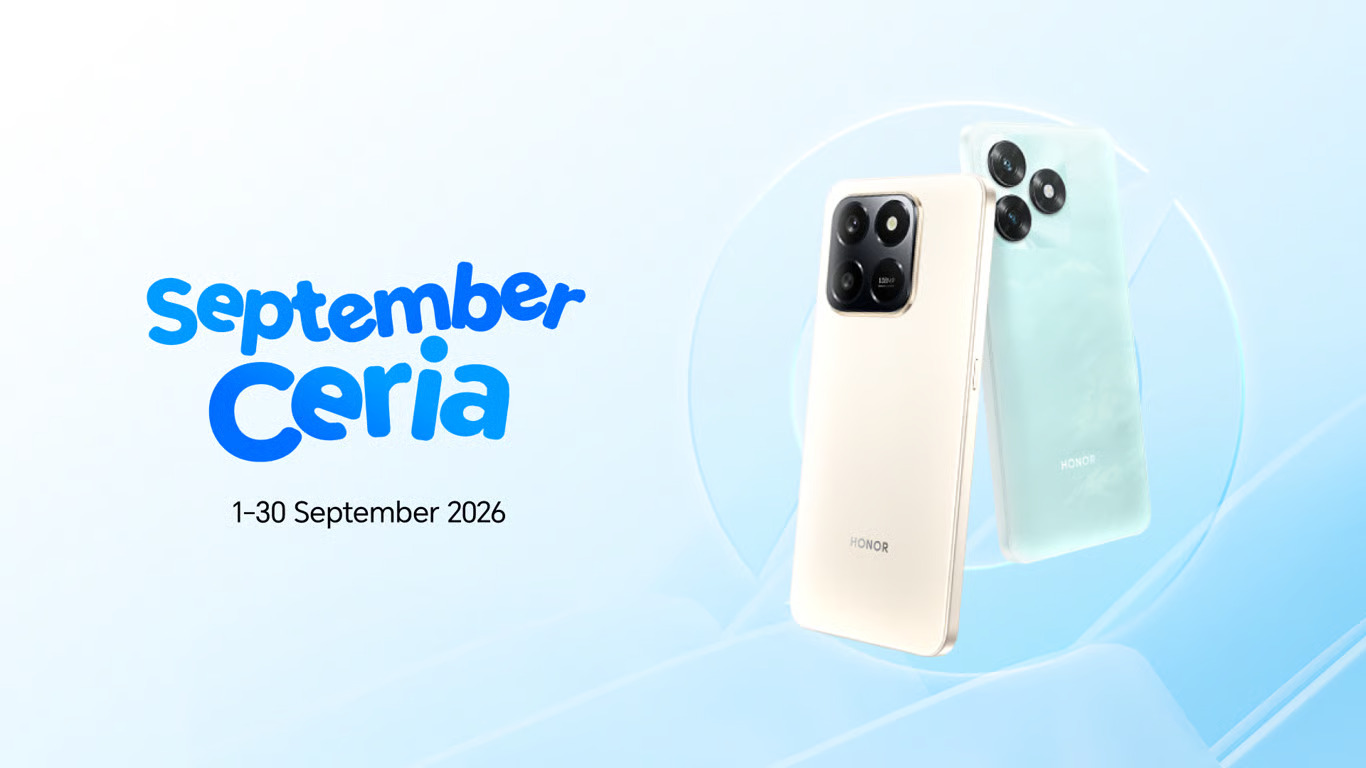 Rayakan “September Ceria”, HONOR Tawarkan Diskon Spesial untuk Tablet dan Smartphone Unggulan. sumber : vritimes.com