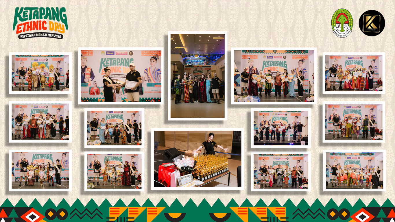 Kepatihan Manajemen Pecahkan Rekor Peserta Fashion Show Terbanyak Tahun 2026 melalui “Ketapang Ethnic Day 2026”. SUMBER : VRITIMES.COM