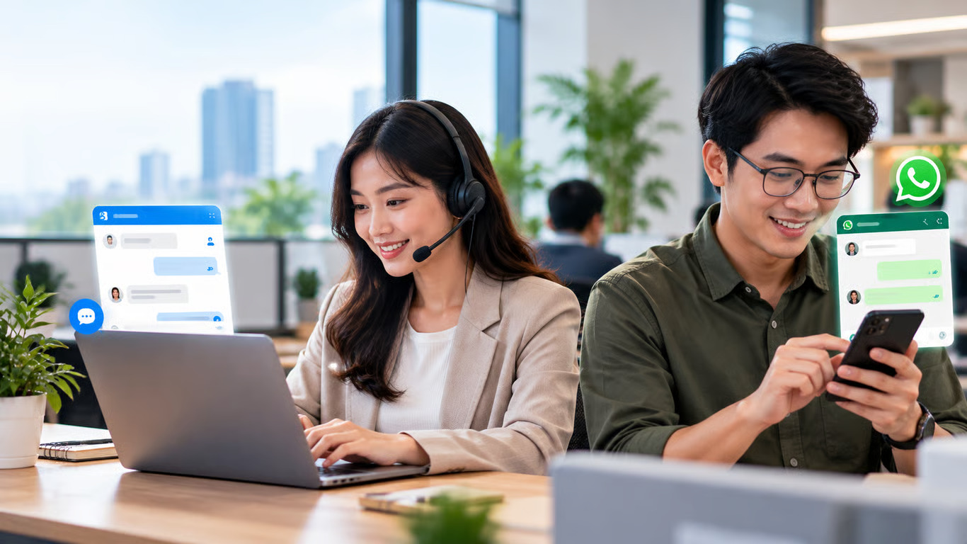 WhatsApp vs Live Chat untuk Customer Service, Mana Lebih Baik. (Sumber: VRITIMES.com)